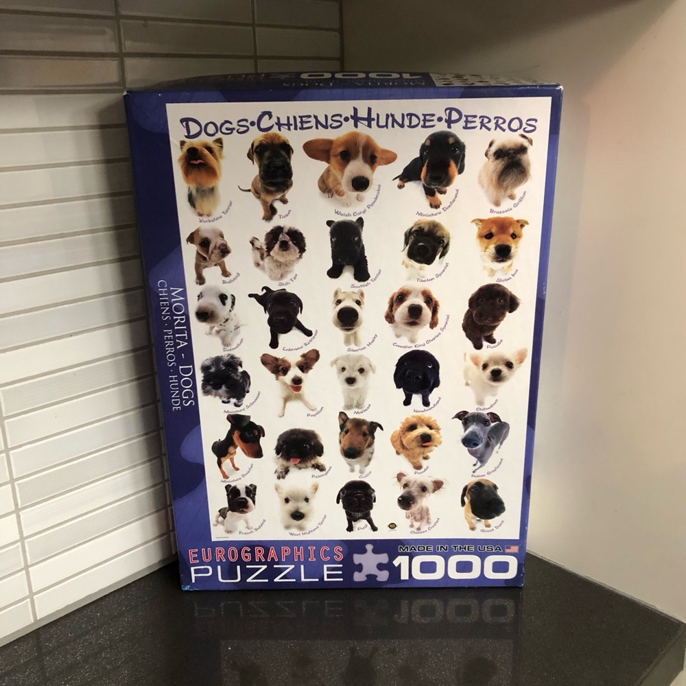 Eurographics Morita Dogs 1000 piece puzzle